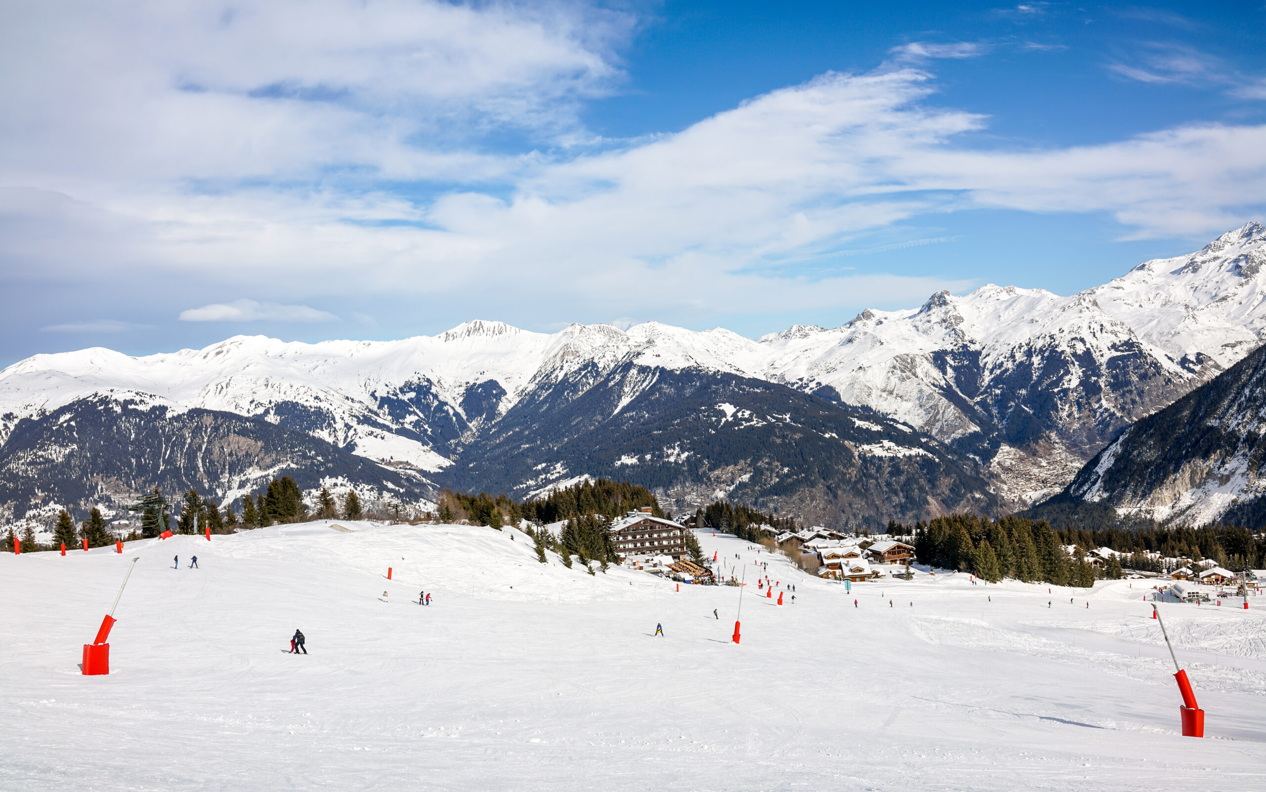 Courchevel winter slopes