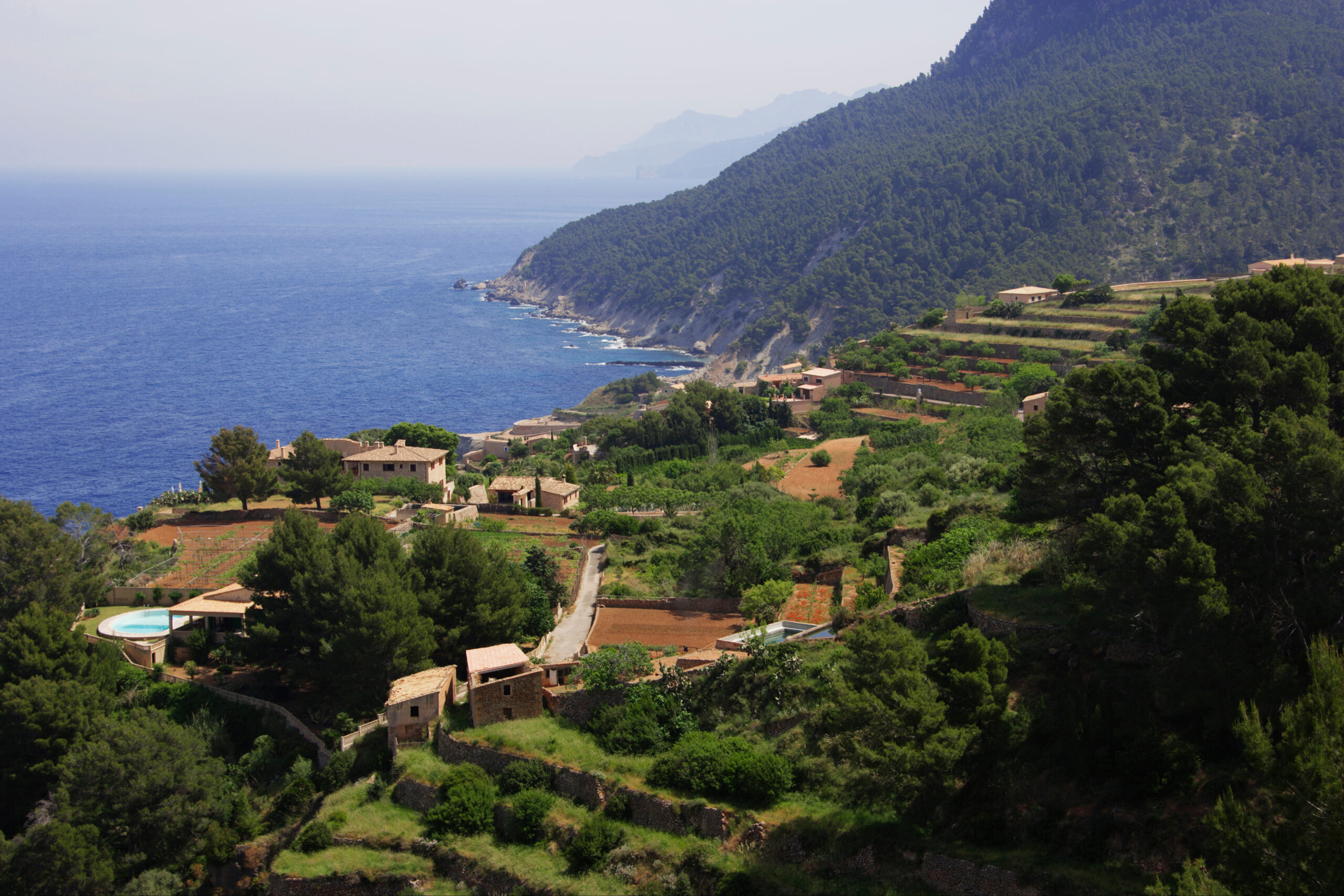 Banyalbufar terraces and farmhouse, Mallorca