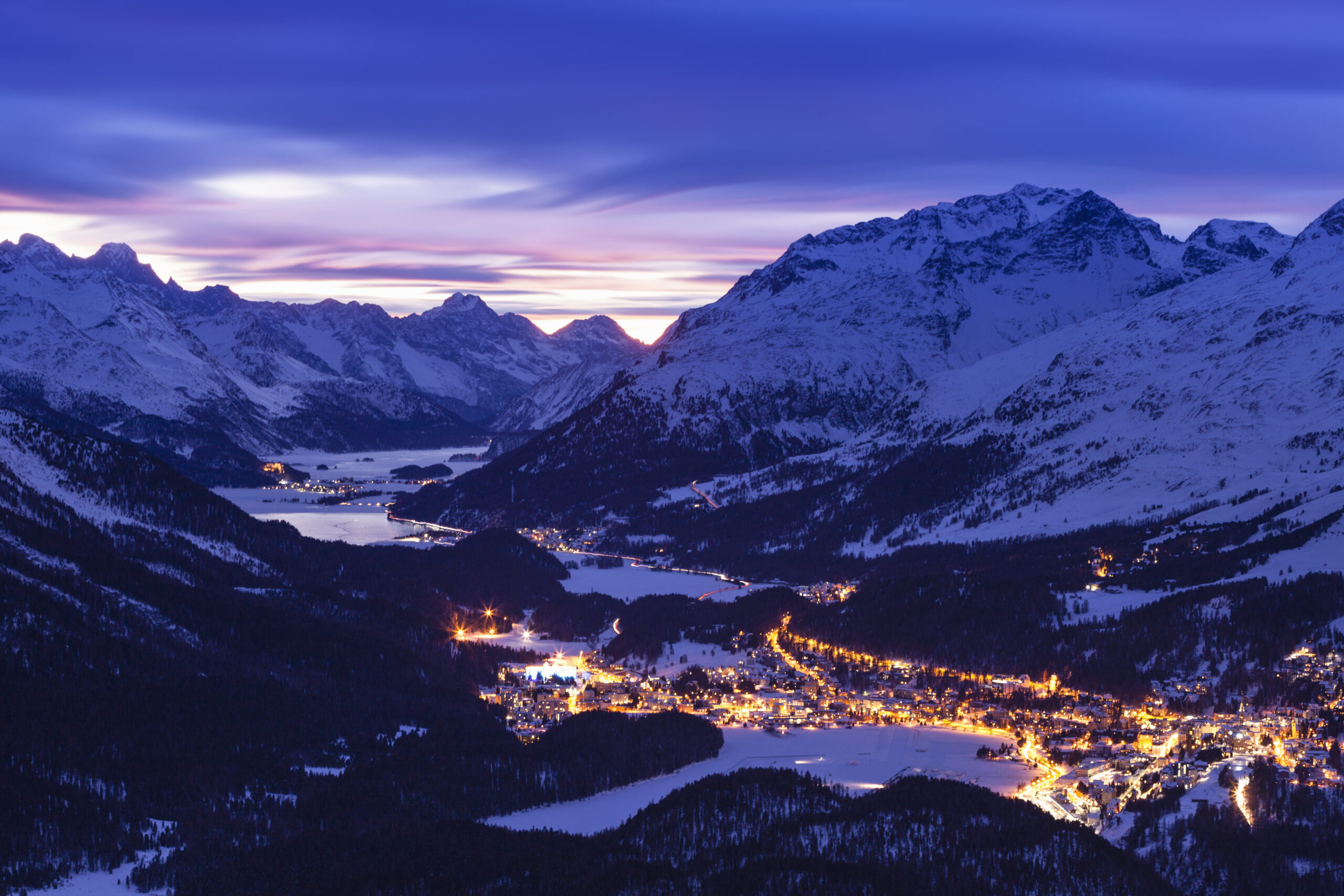 Swiss Alpine winter