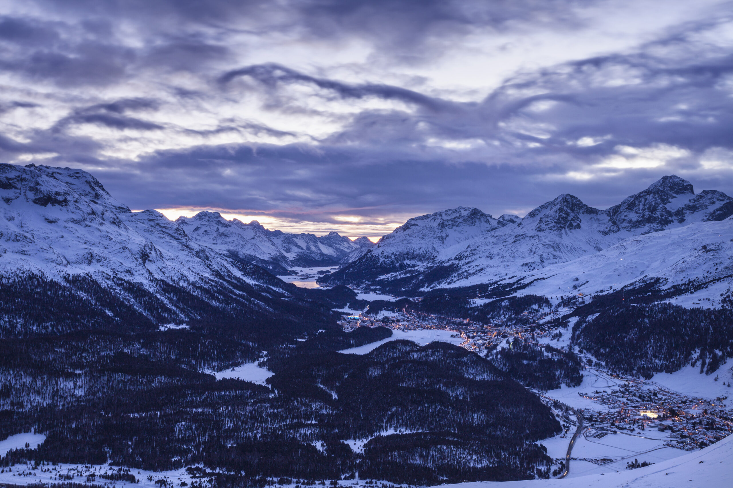 Swiss Alpine winter